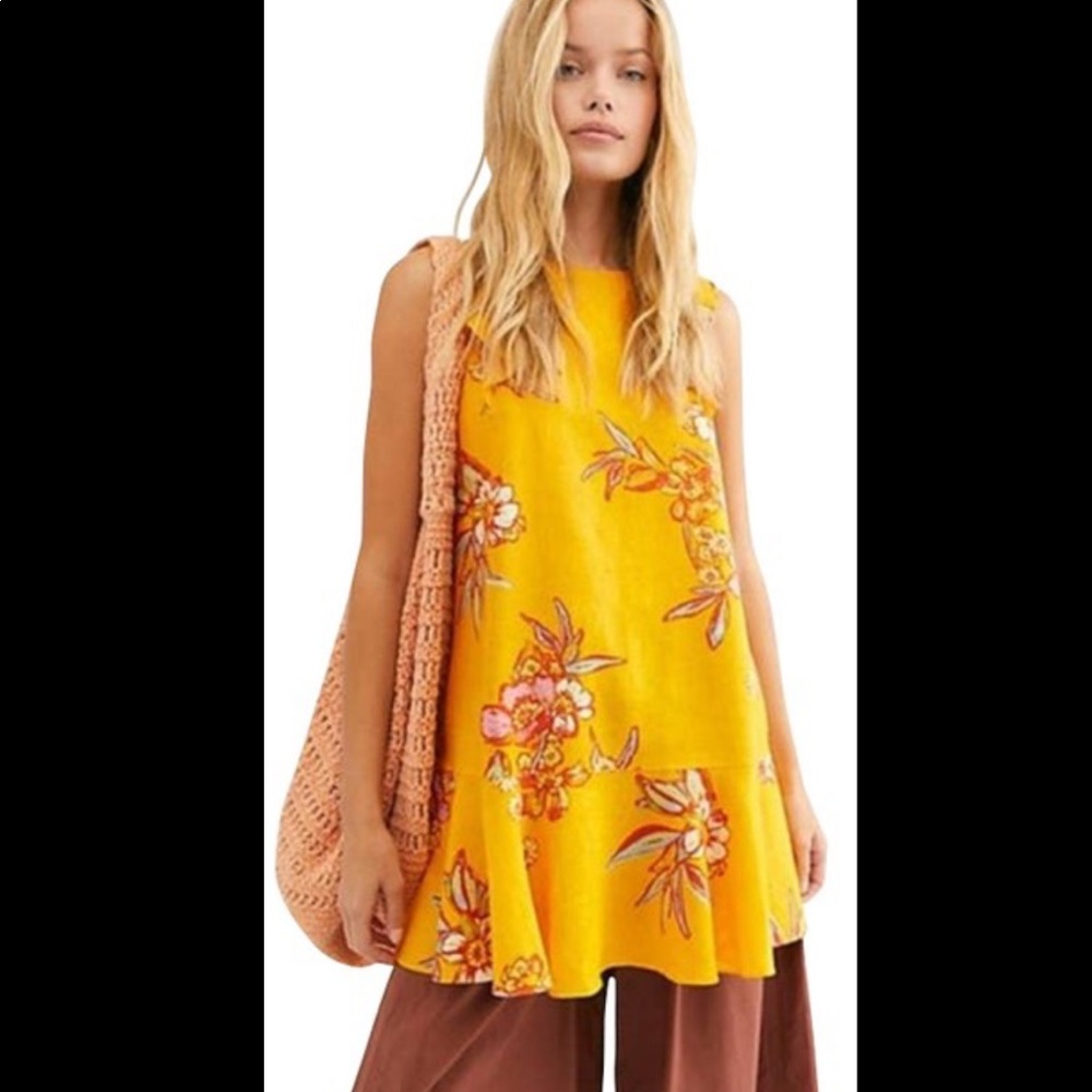 NWT Free People Tulum Tunic mini dress